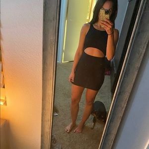 Pretty Little Thing Black Cutout Bodycon Dress